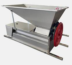 Дробилка ручная для винограда с гребнеотделителем "Виномастер", полностью из нержавейки